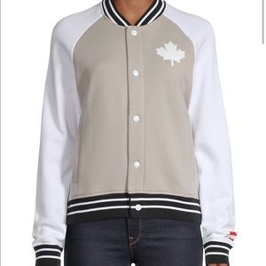 🌻🌻 Maple Leaf by Hudson's Bay Women's Canada Varsity Jacket